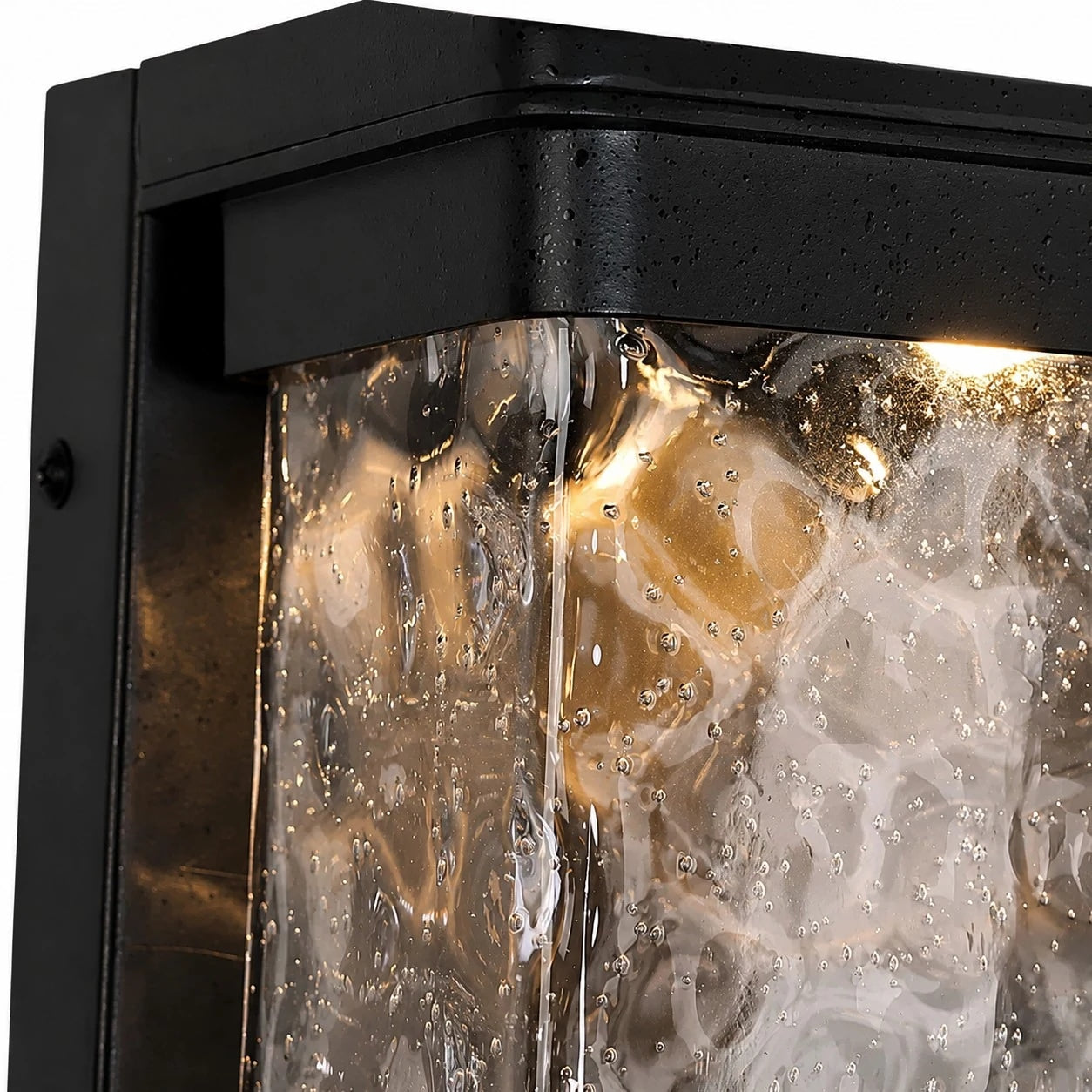 Outdoor Waterproof LED Wall Light with Textured Shade | Esilora