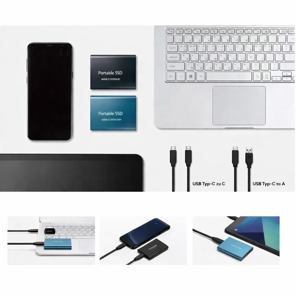 Portable SSD for High-Speed Storage and Easy Backup