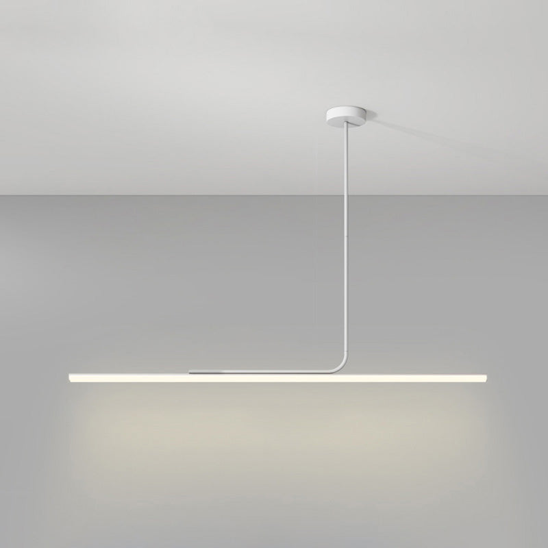 Lumineo Contemporary Decorative Dining Room Chandelier White Paint Push Button Switch | Esilora