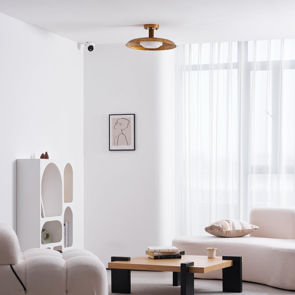 Pot-Lid Style Flat-Panel Ceiling Light | Esilora