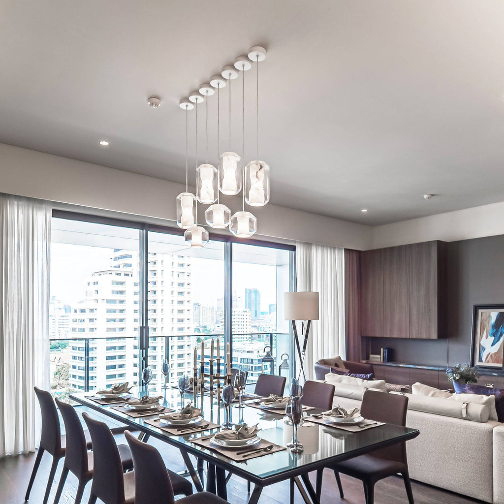 Glass Alabaster Pendant Lamp | Esilora