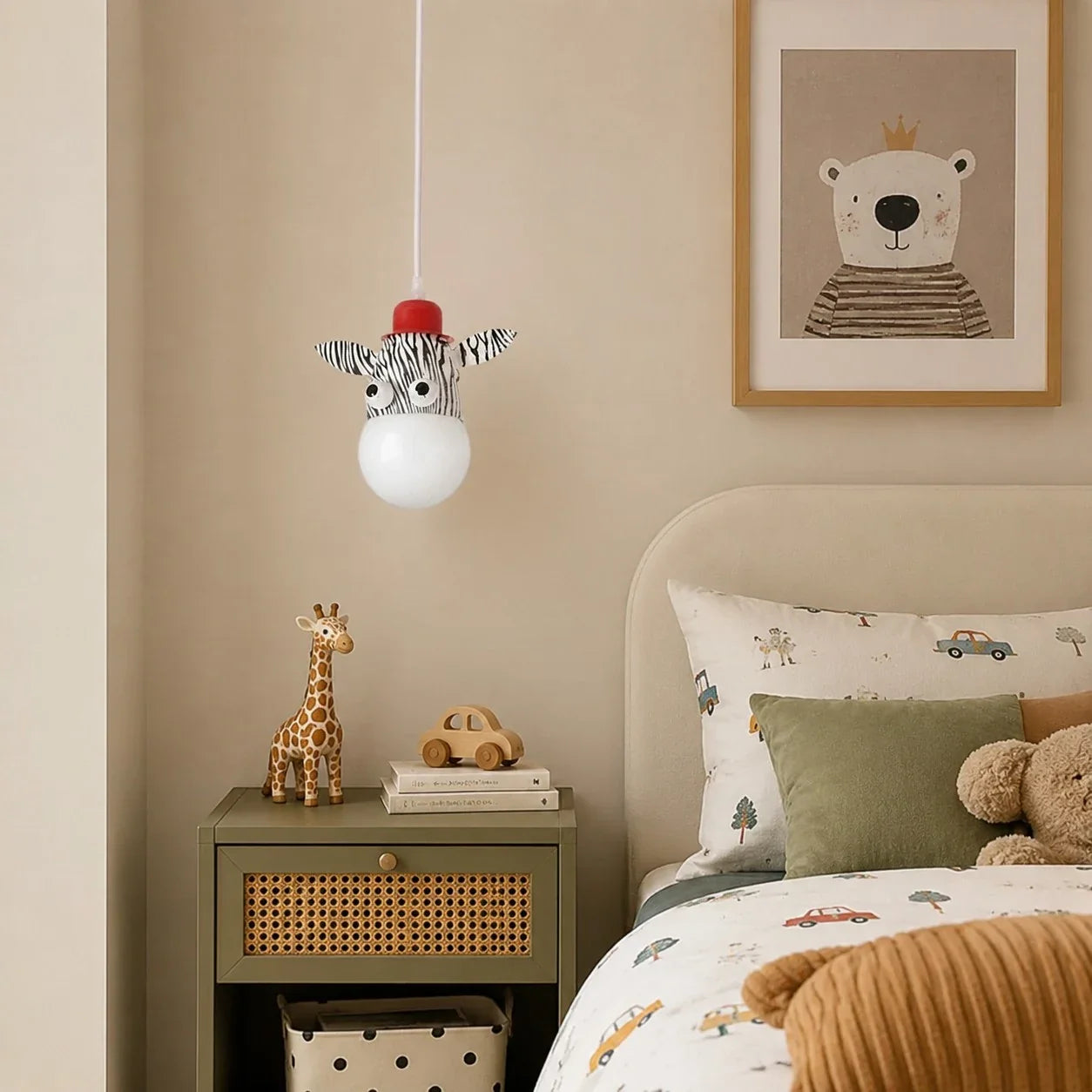 Lampada a sospensione con animali per bambini | Esilora