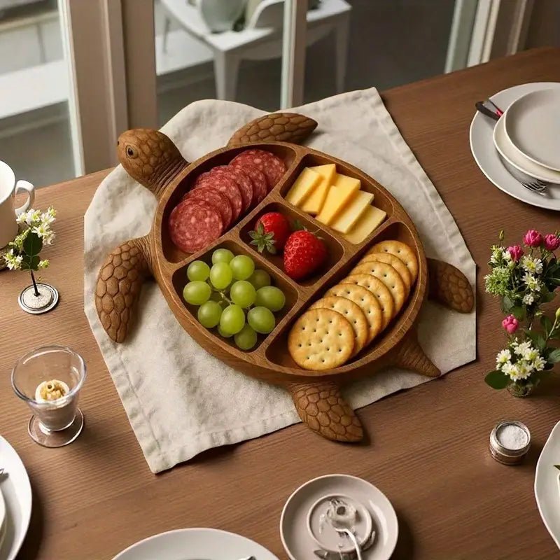 Vassoio per snack | Tagliere da portata in legno massello | Design animalier | NaturKueche - Esilora
