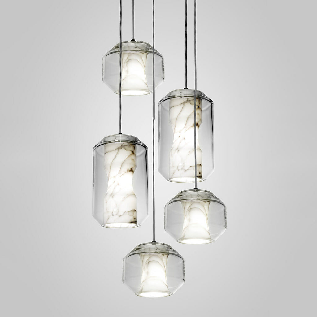 Pendellampe i alabastglas | Esilora