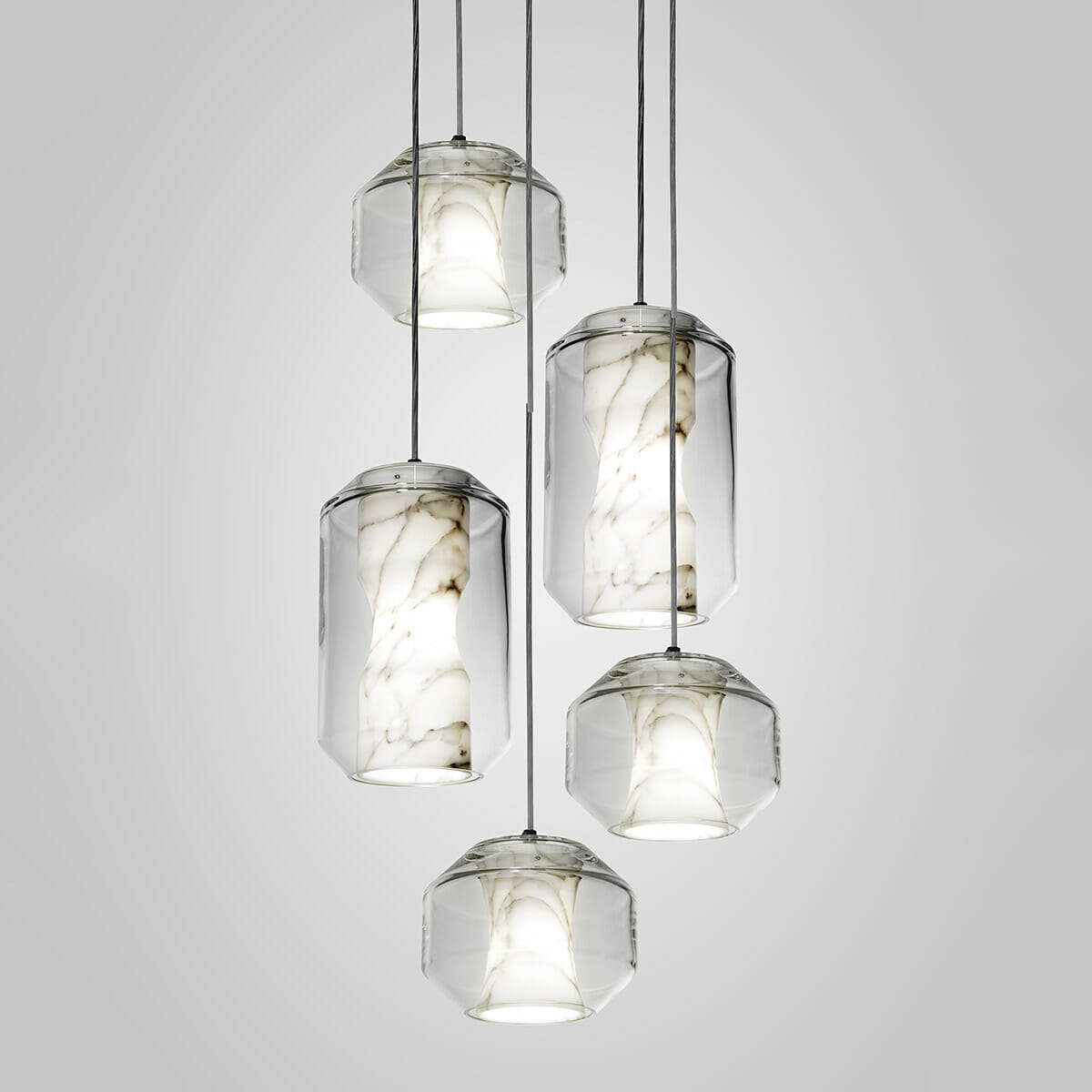 Glass Alabaster Pendant Lamp | Esilora