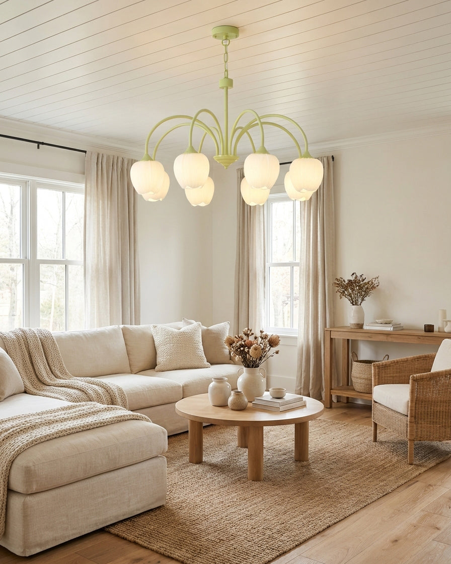 Tulip Matcha Chandelier | Esilora