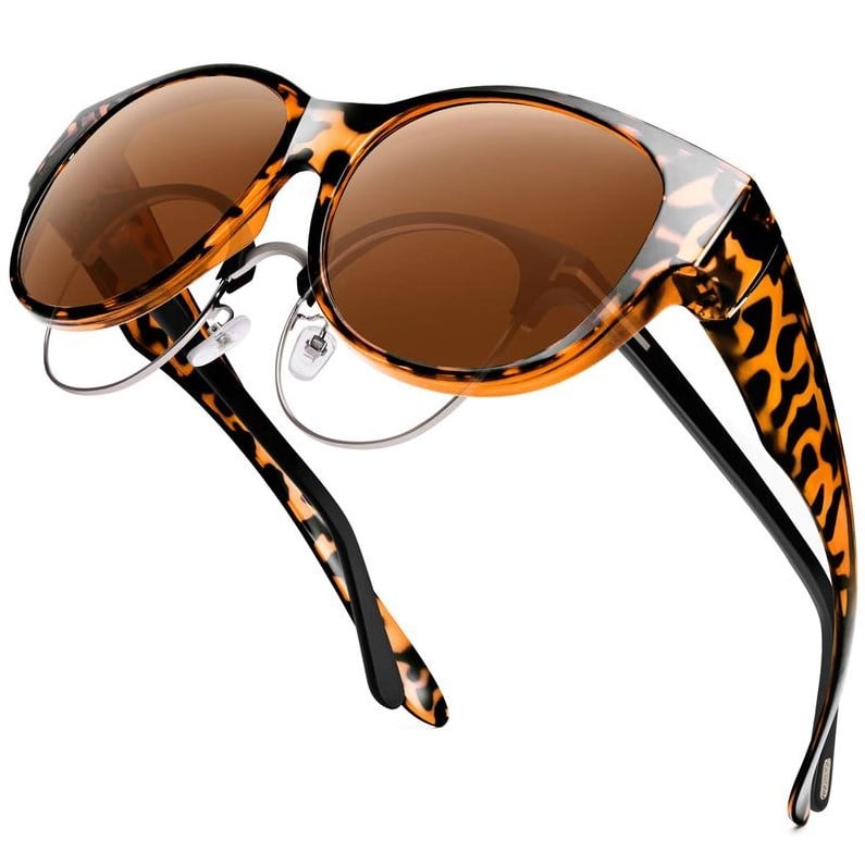 Oversized Cat-Eye Sunglasses with UV400 Polarized Lenses - Esilora