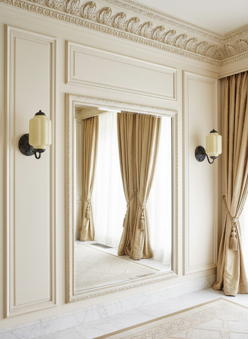 Vintage Milk Glass Sconce Bedside Hallway Eloise Wall Sconce | Esilora