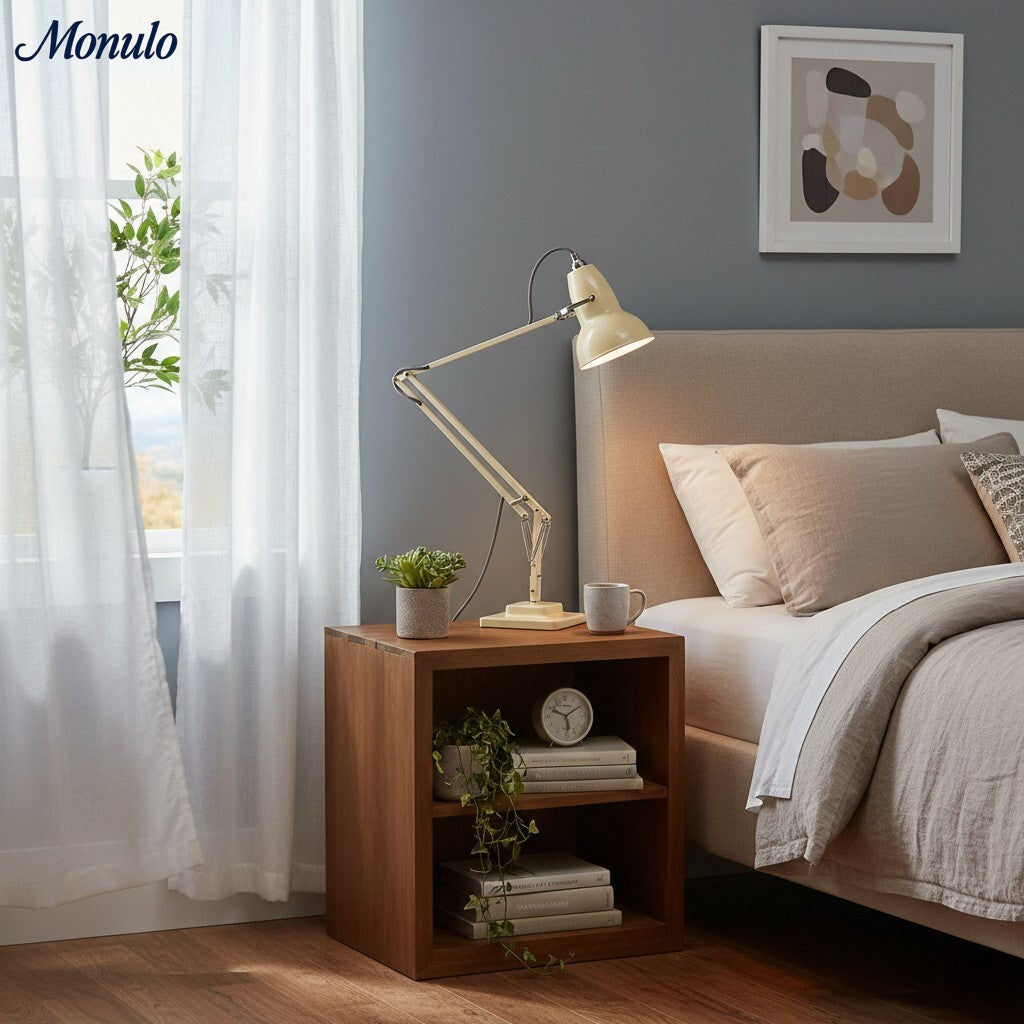 Modryx Adjustable Desk Lamp - Vintage Industrial Metal for Office and Bedroom | Esilora