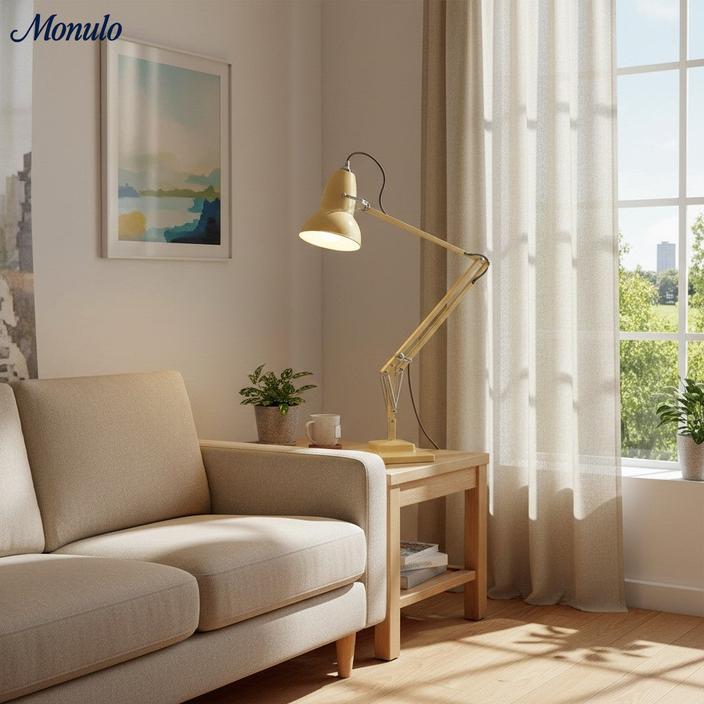 Modryx Adjustable Desk Lamp - Vintage Industrial Metal for Office and Bedroom | Esilora