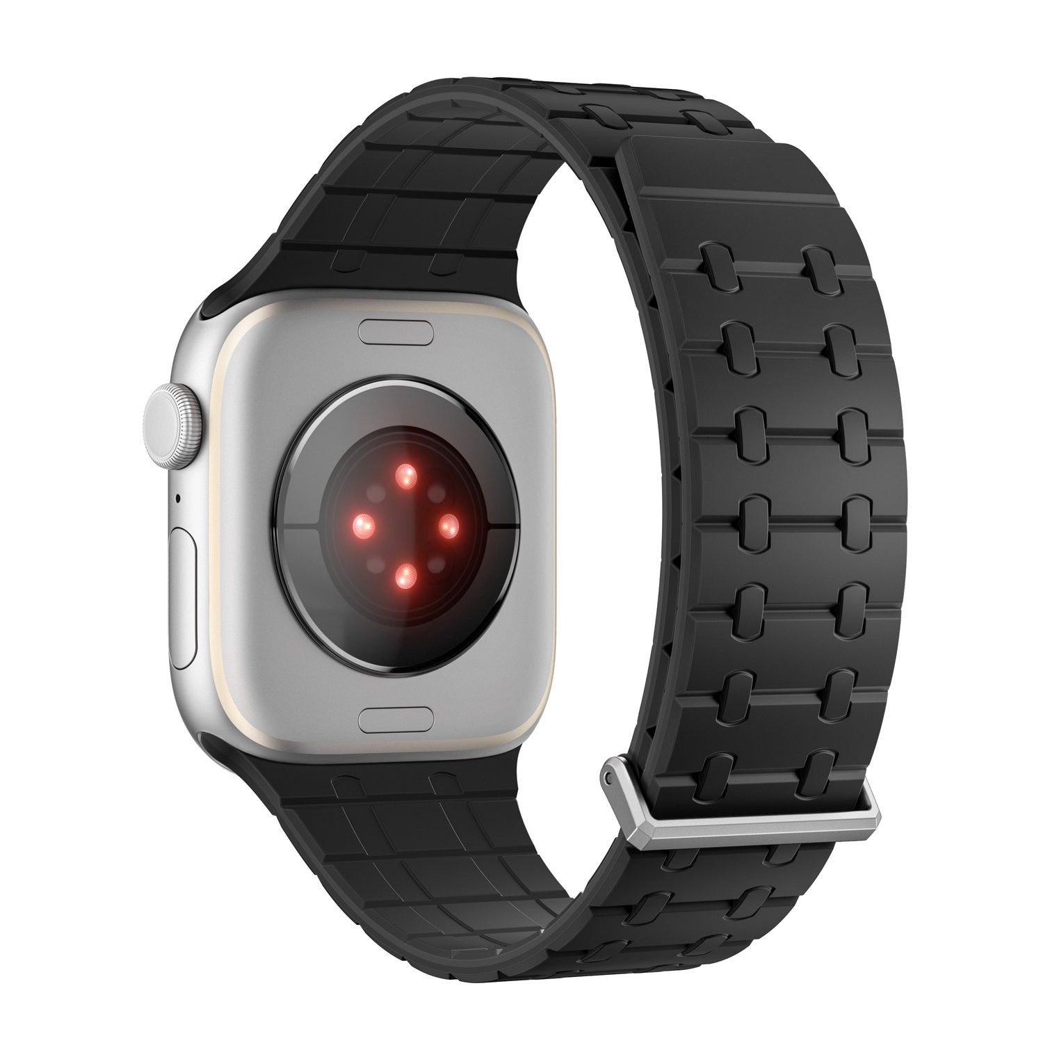 Bracelet magnétique en silicone pour montre connectée - Esilora
