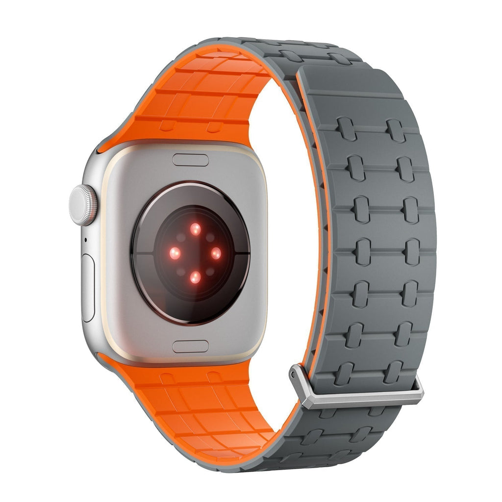 Bracelet magnétique en silicone pour montre connectée - Esilora