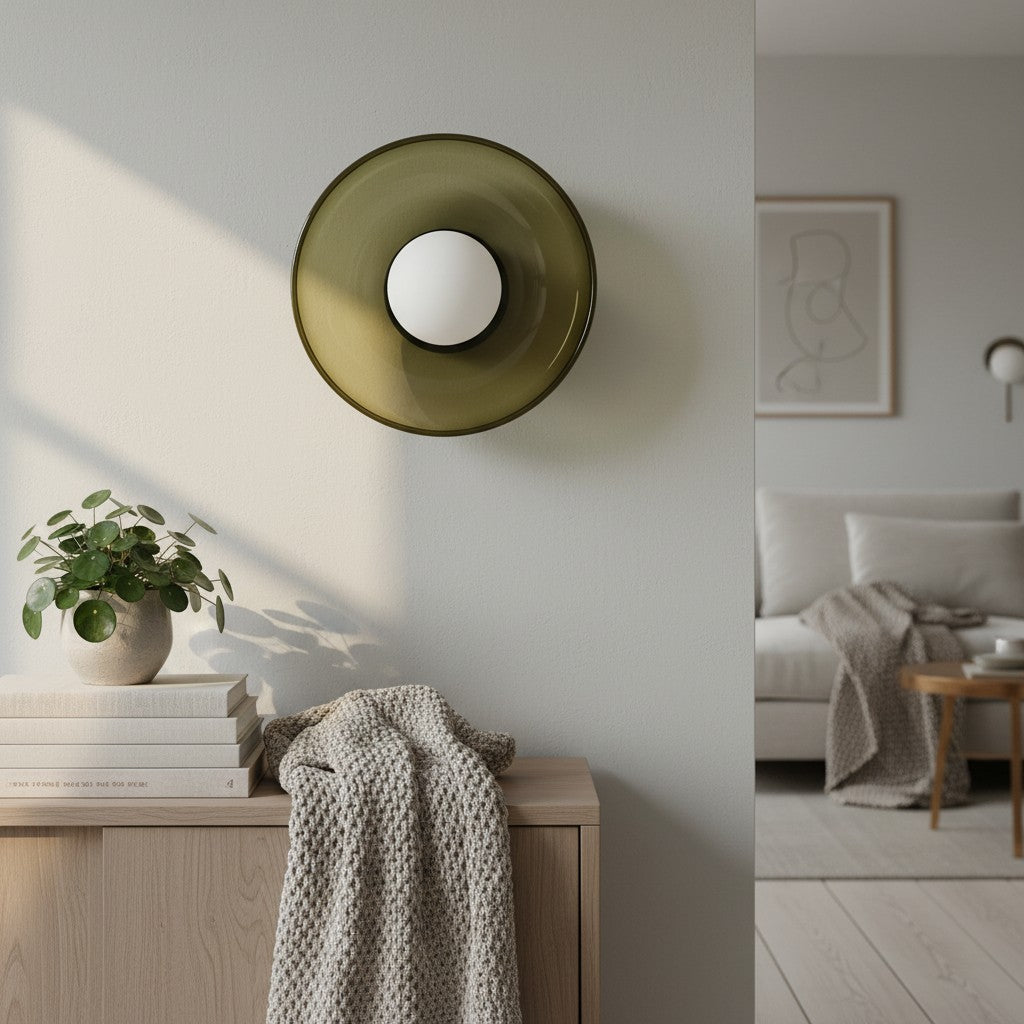 Verdoma Morandic Disc Orb Wall and Ceiling Lamp for Modern Interiors | Esilora