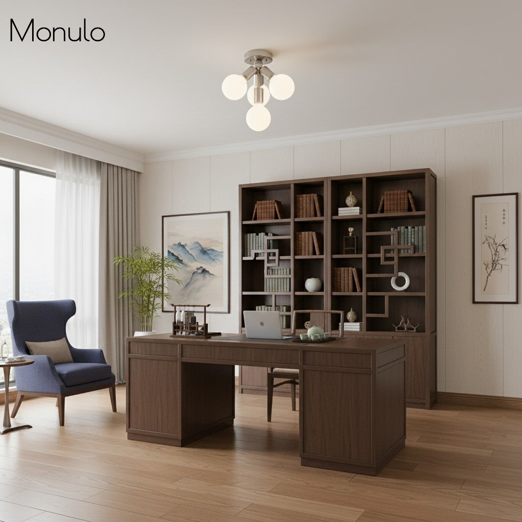 Lampada a plafone elegante Glorica Glass - Design con globo bianco per ambienti contemporanei | Esilora