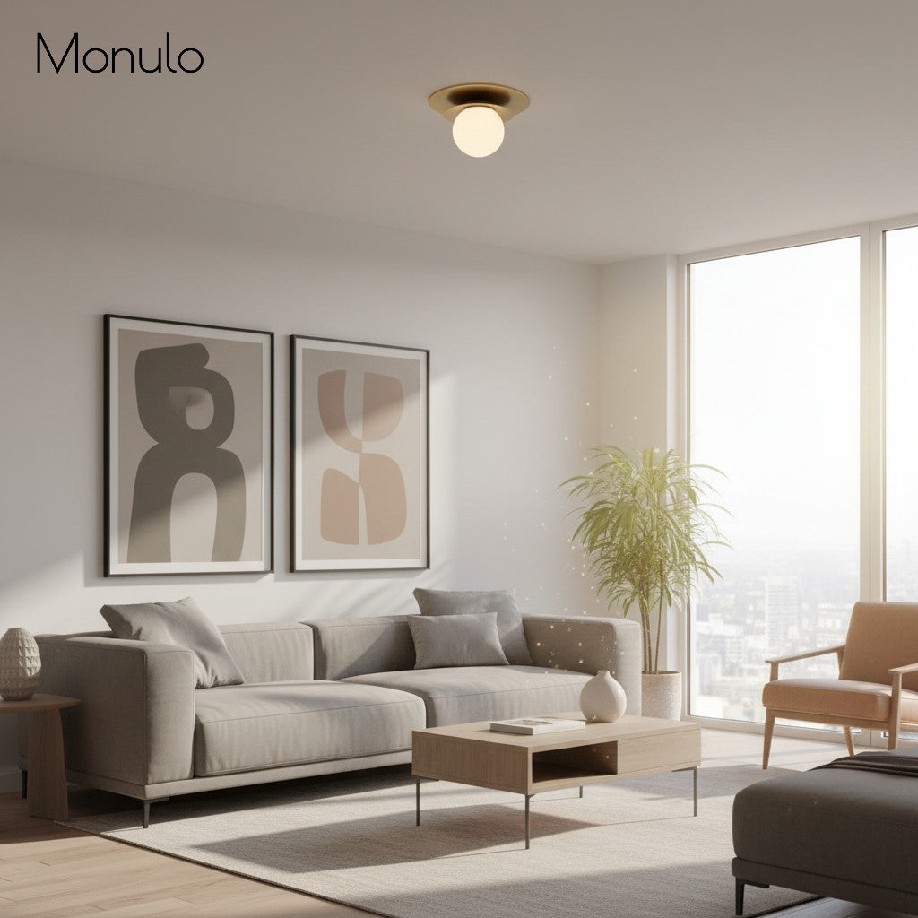 Artivo Layered Modern Globe Ceiling Light for Living Room & Bedroom | Esilora