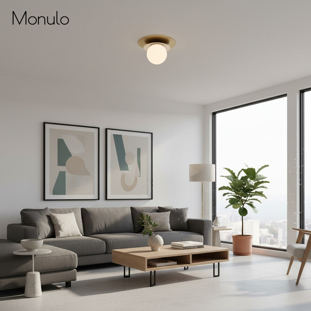 Artivo Layered Modern Globe Ceiling Light for Living Room & Bedroom | Esilora