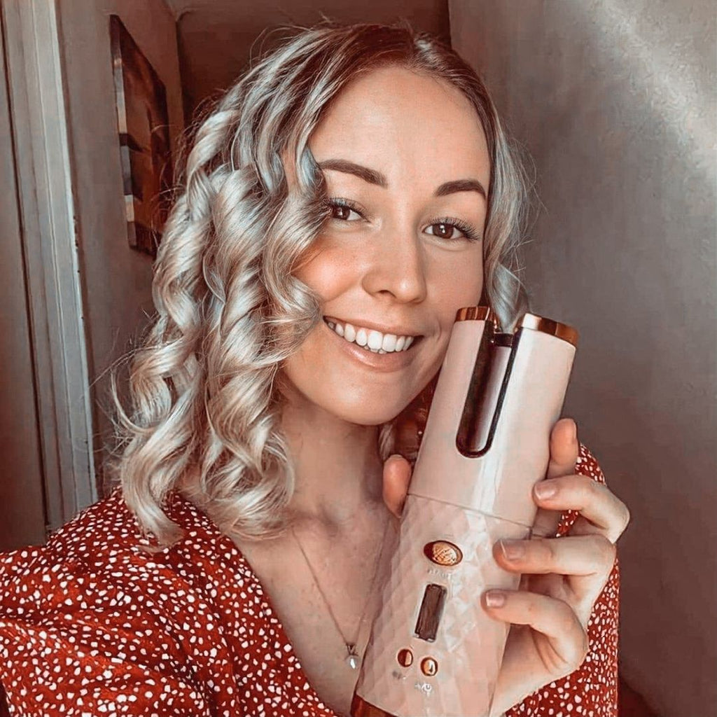 NovaCurls Cordless Hair Curler Portable Curling Tool