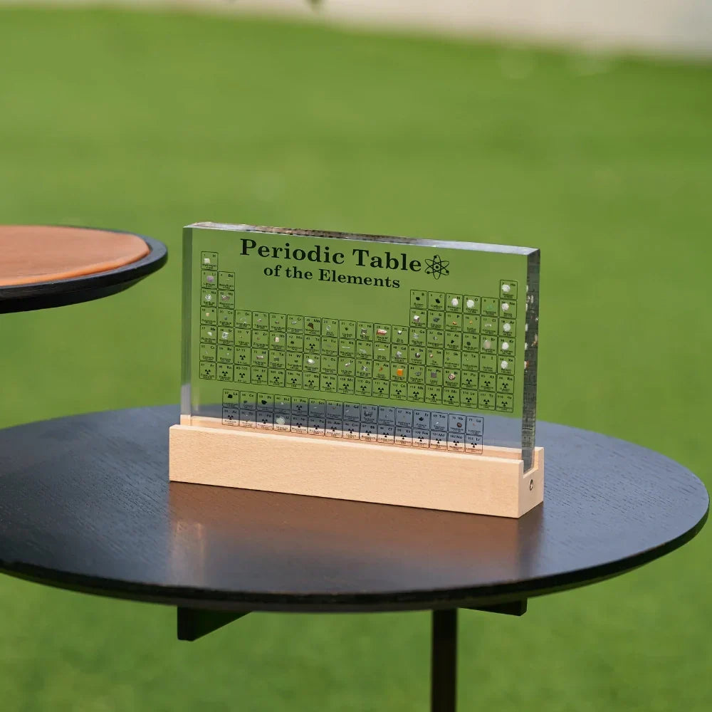 Acrylic Periodic Table Lamp — Illuminated Real Elements