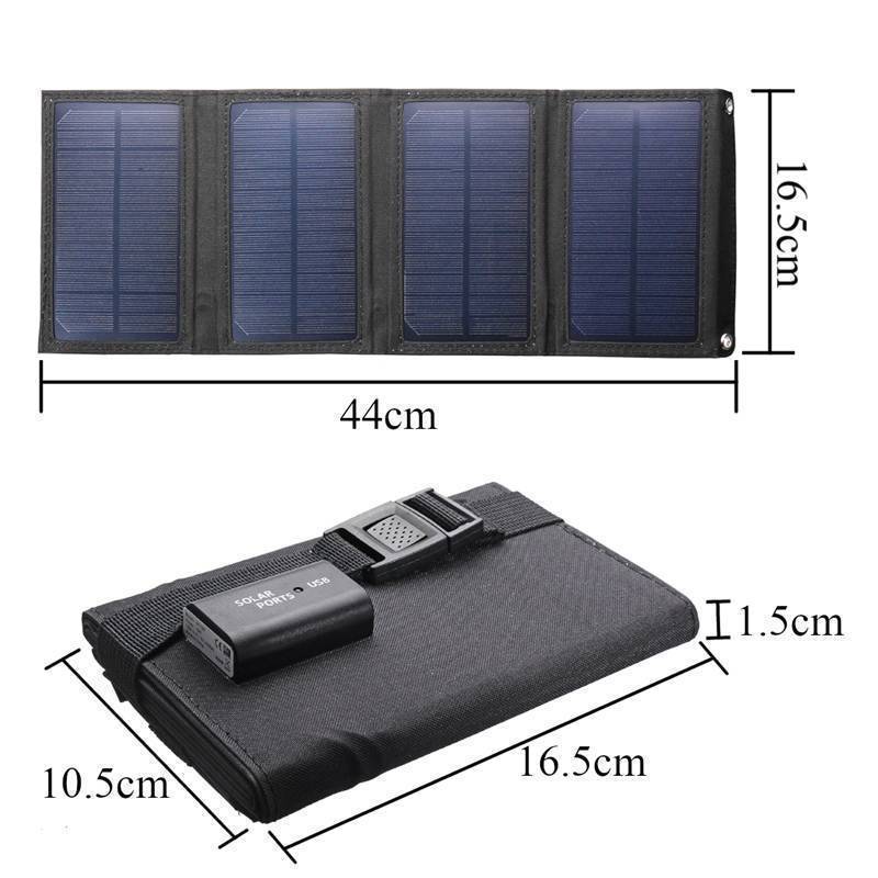 Cargador solar portátil de 20W para dispositivos móviles - Esilora