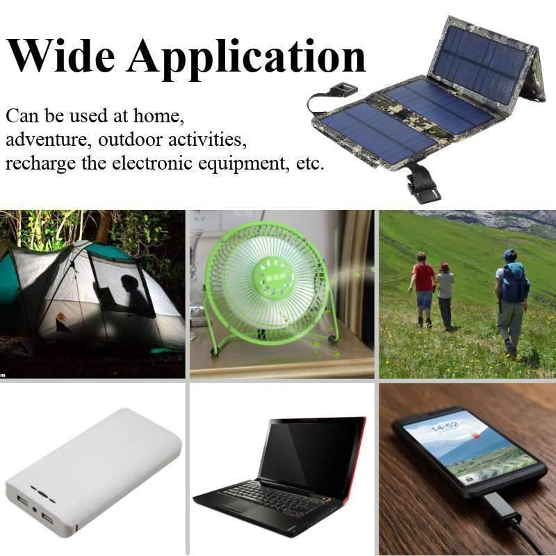 Cargador solar portátil de 20W para dispositivos móviles - Esilora
