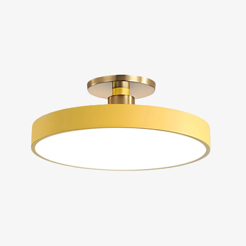 Lumiflexa Round Minimalist Flush Mount Ceiling Light - Contemporary Design for Hallway and Office | Esilora
