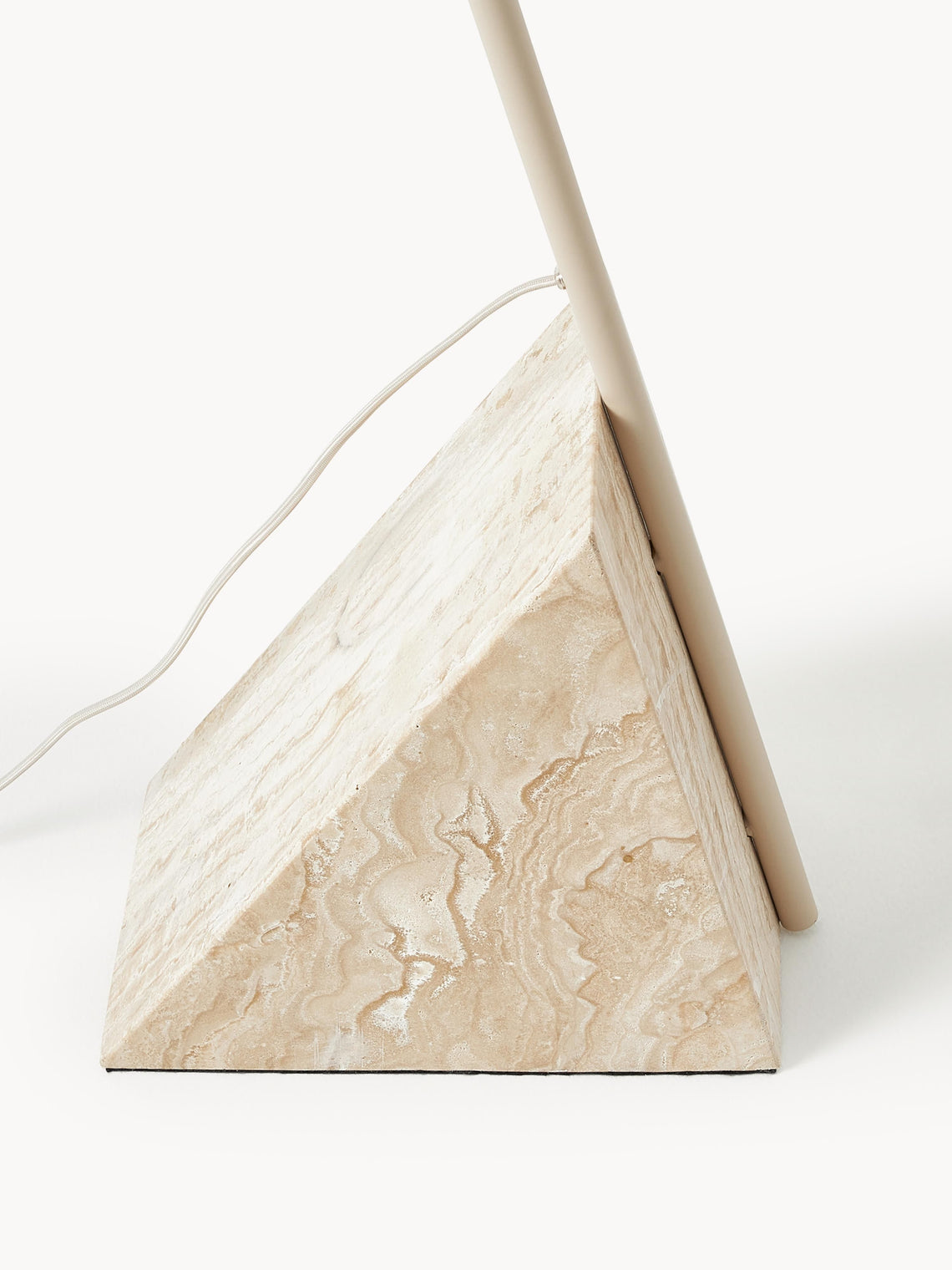 Grande Travertine Floor Lamp | Esilora