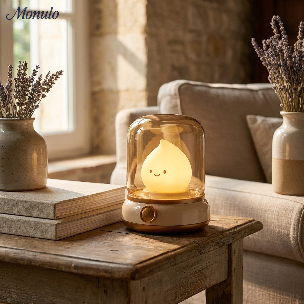 مصباح Flame LED الليلي الصغير | Esilora