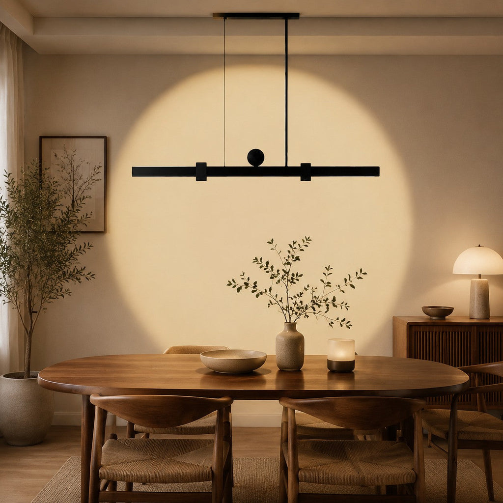 Linear Wall-Wash Dining Pendant Light | Esilora