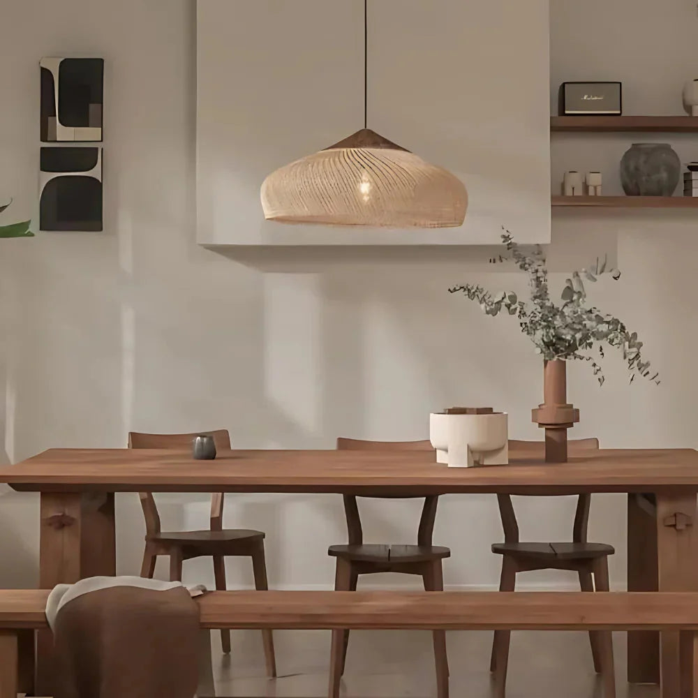 Retro Bohemian Rattan Pendant Light | Esilora