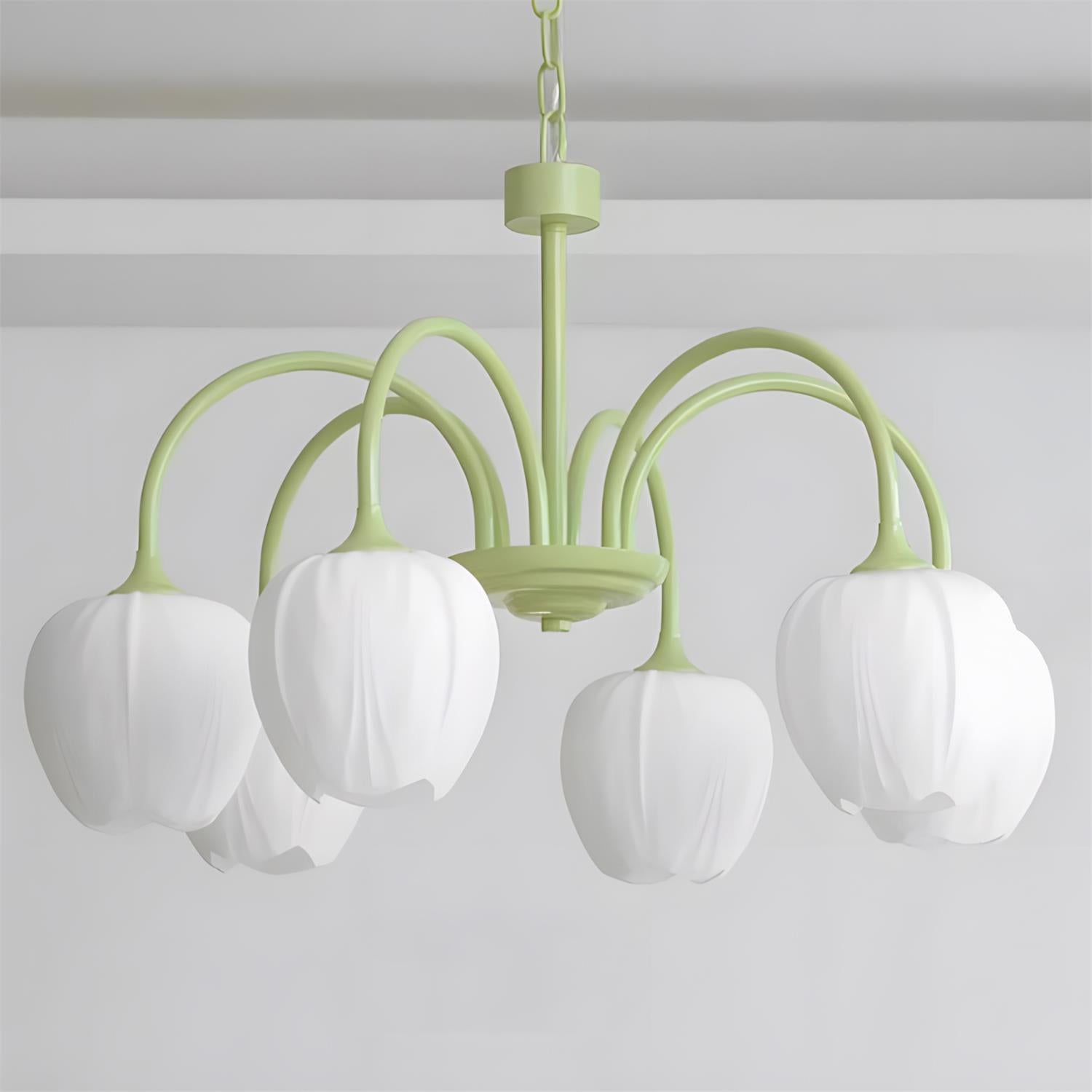 Tulip Matcha Chandelier | Esilora