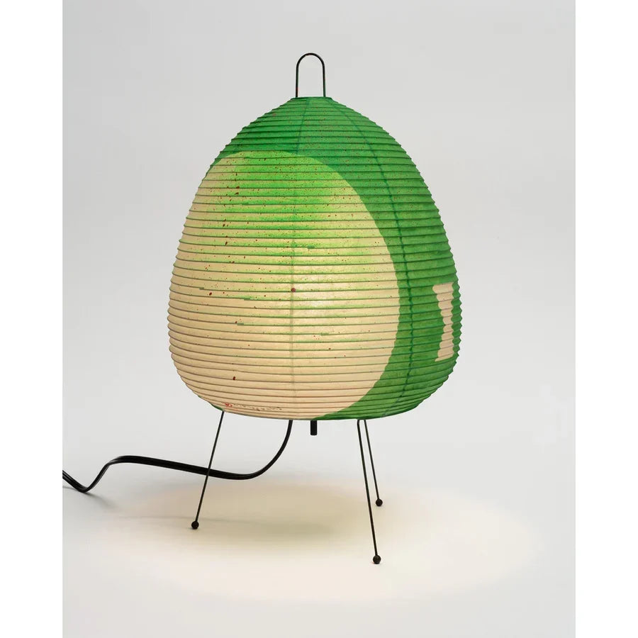Stolní lampa z rýžového papíru — retro japonský design