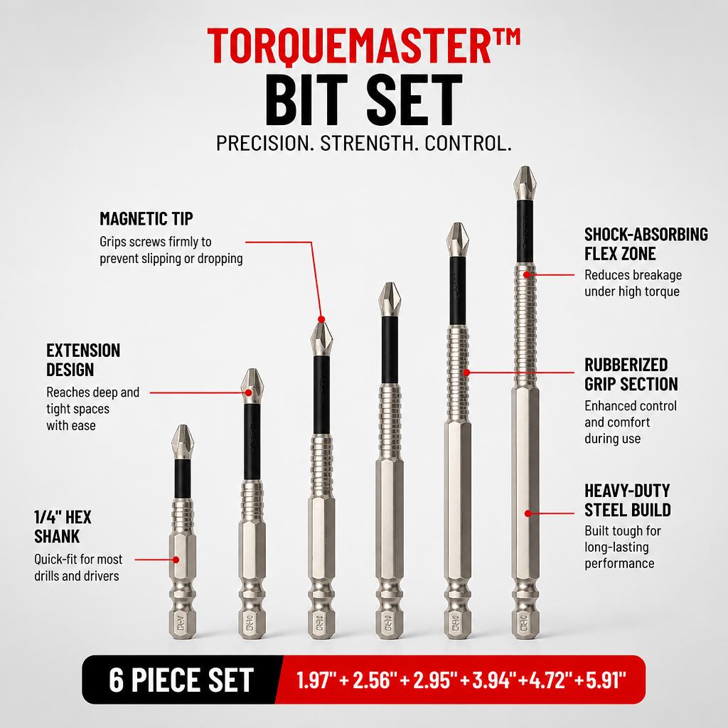 TorqueMaster — Bloquez chaque vis instantanément pour des projets impeccables et sans frustration - Esilora