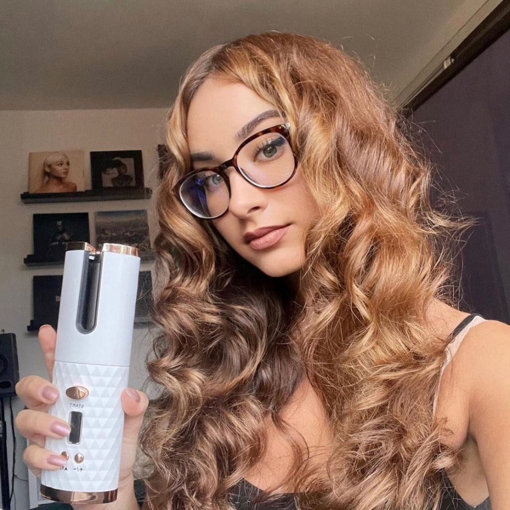 NovaCurls Cordless Hair Curler Portable Curling Tool