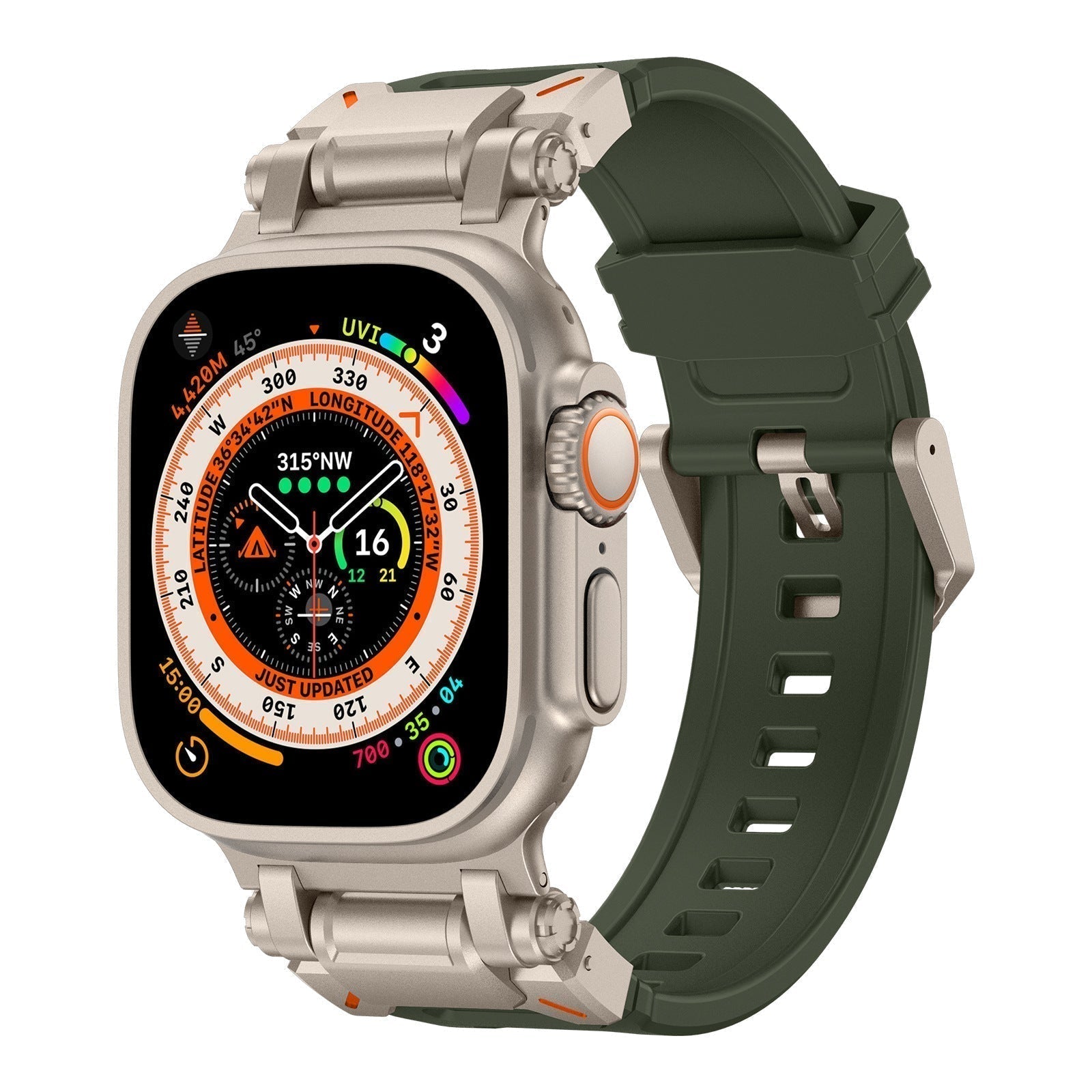 Silikonerem til Apple Watch – eventyrstil – Esilora