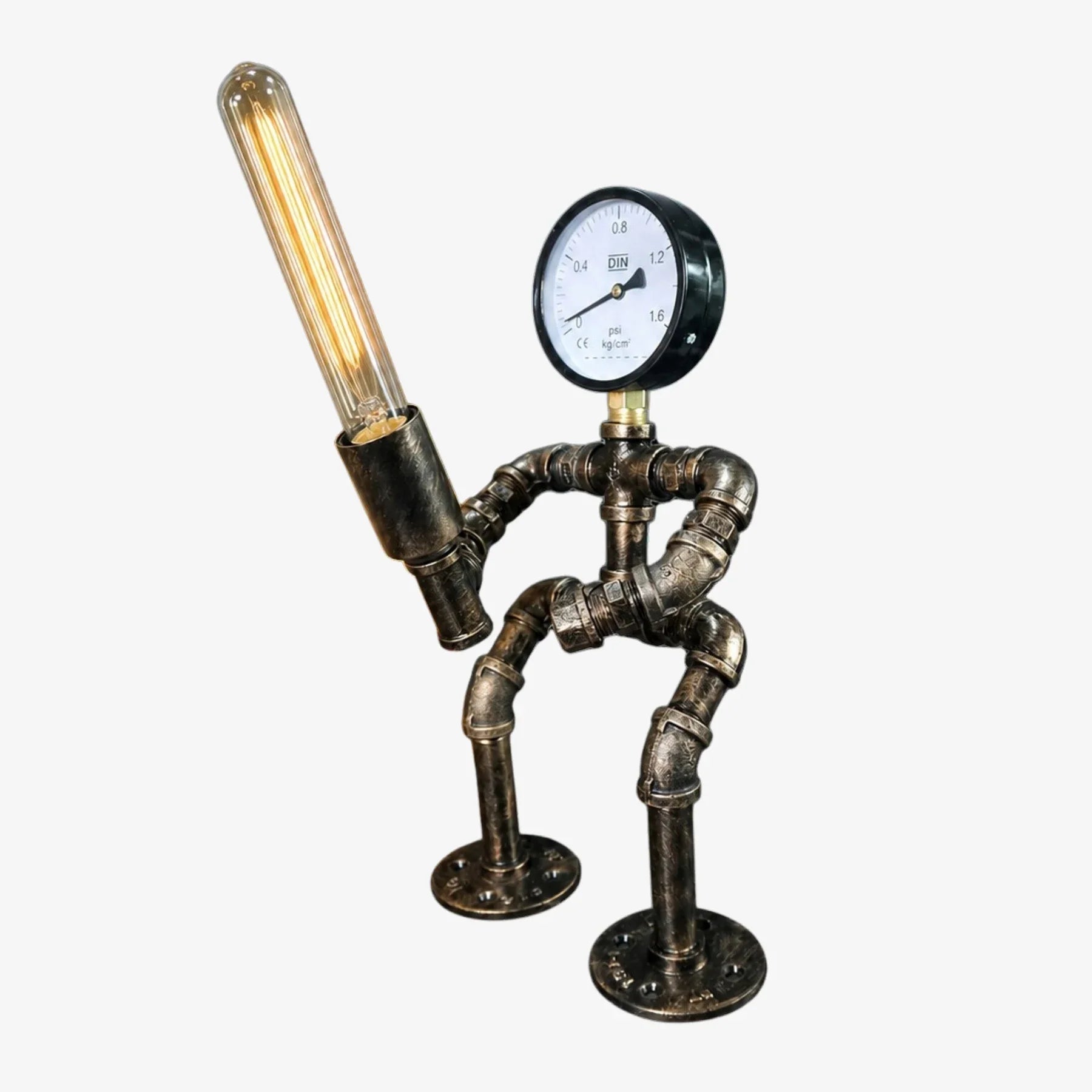 Retro Industrial Pipe Table Lamp | Esilora