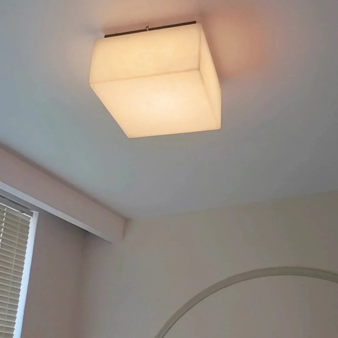 Rivage Alabaster Minimalist Ceiling Light | Esilora
