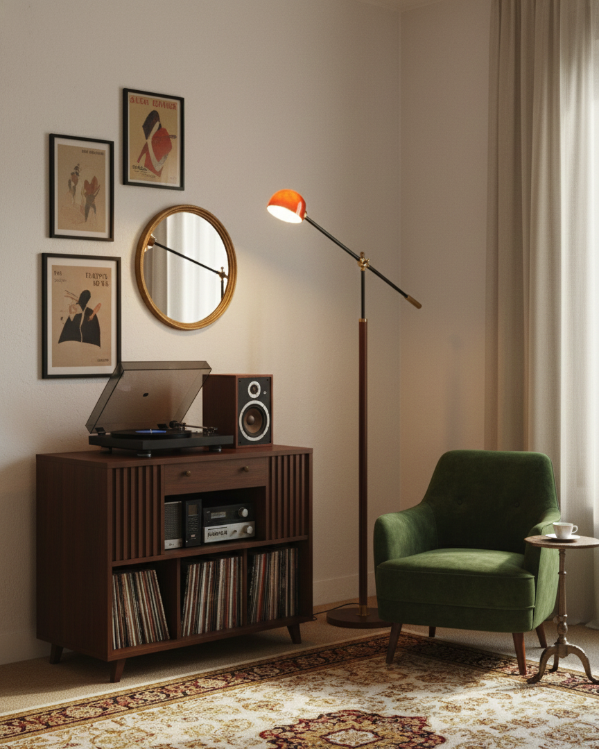 Heritage Swing Floor Lamp | Esilora