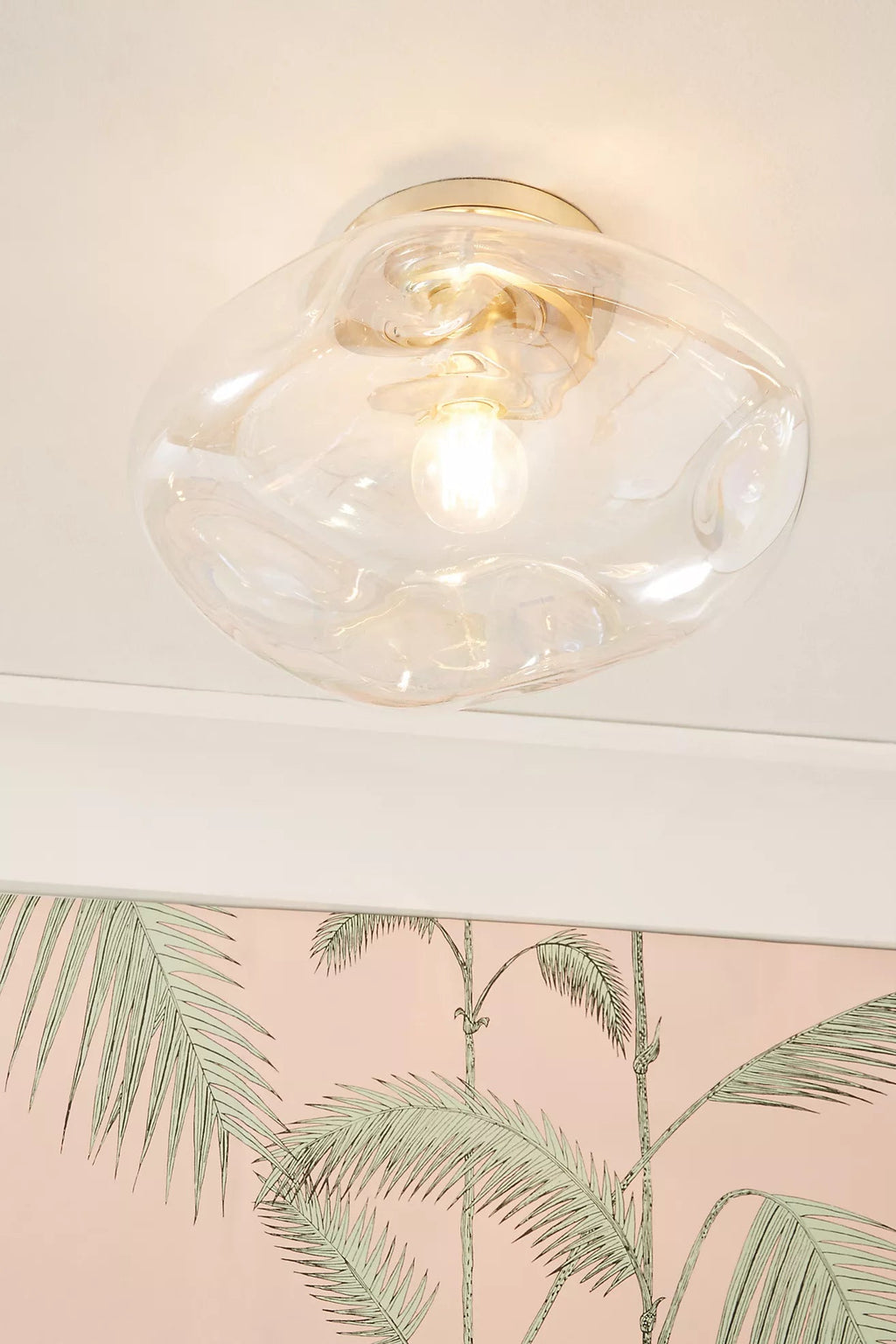 Plafoniera a filo in vetro iridescente Lightail – Lampada da soffitto moderna ed elegante per soggiorno／sala da pranzo | Esilora