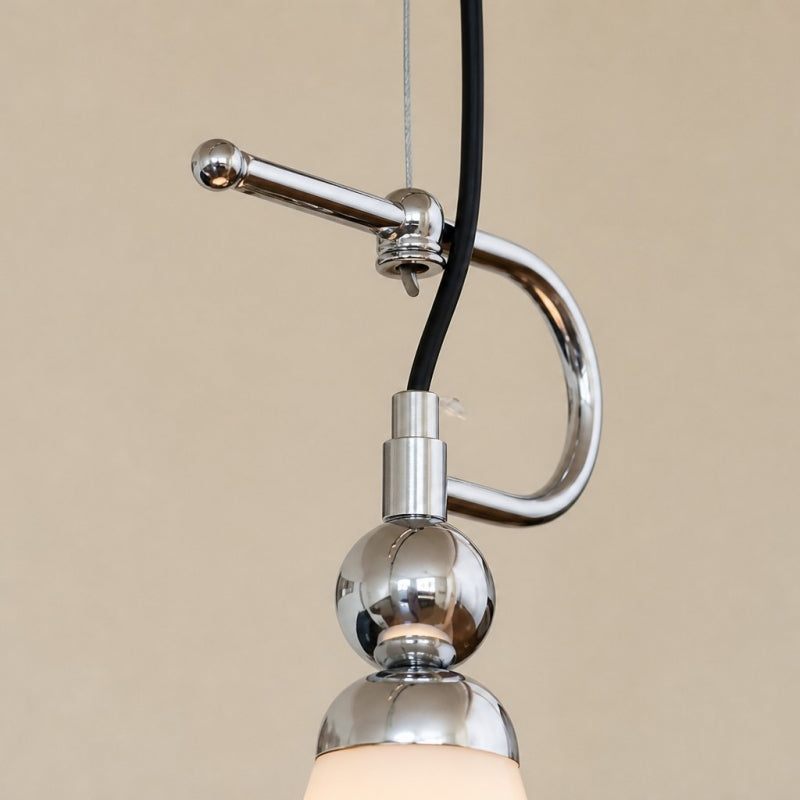 Suspension en verre dégradé Kallera – Lampe suspendue artistique moderne pour chambre, couloir et vestiaire | Esilora