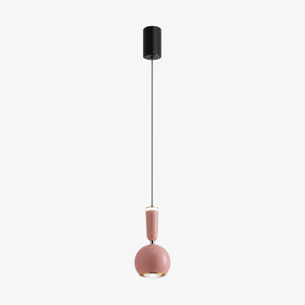 Suspension moderne Ivoran - Lampe suspendue fine, réglable, en métal et acrylique pour chambre et couloir | Esilora