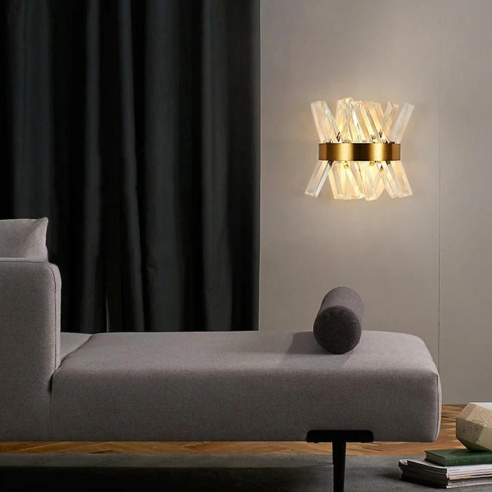 Modern Luxury Crystall Bedside Wall Light M40 | Esilora