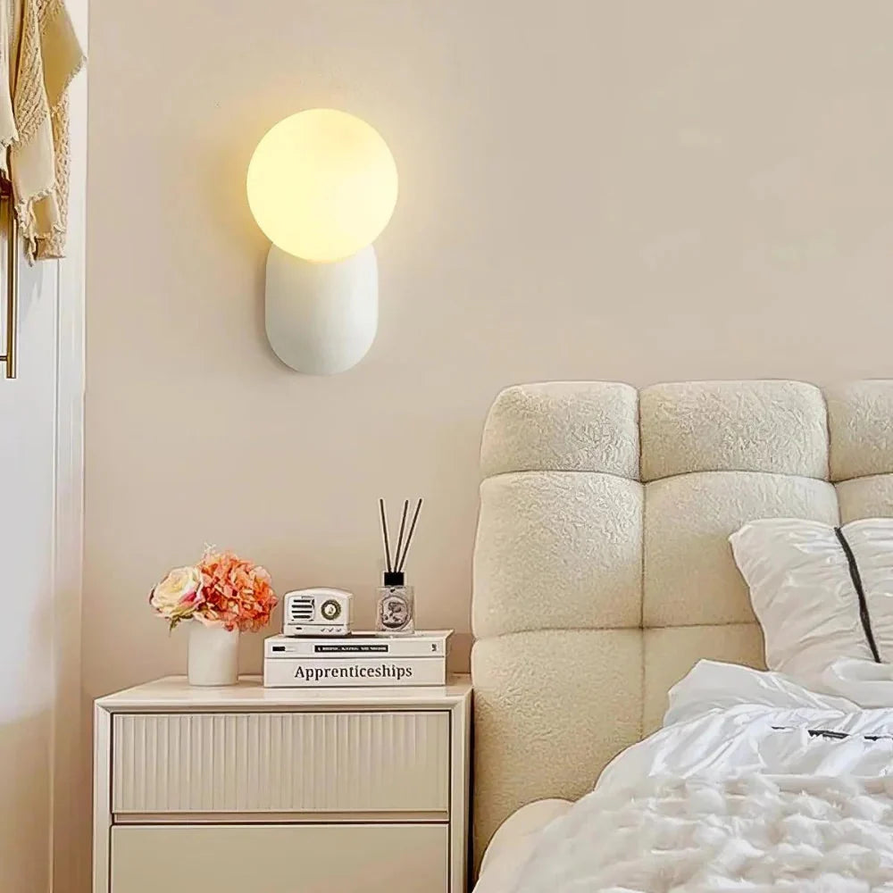 Luma Nordic Glass Orb Wall Light | Esilora