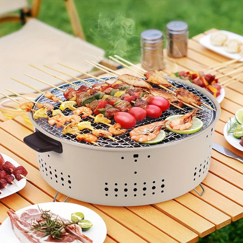 Przenośny grill na węgiel drzewny do ogrodu i na balkon - Esilora