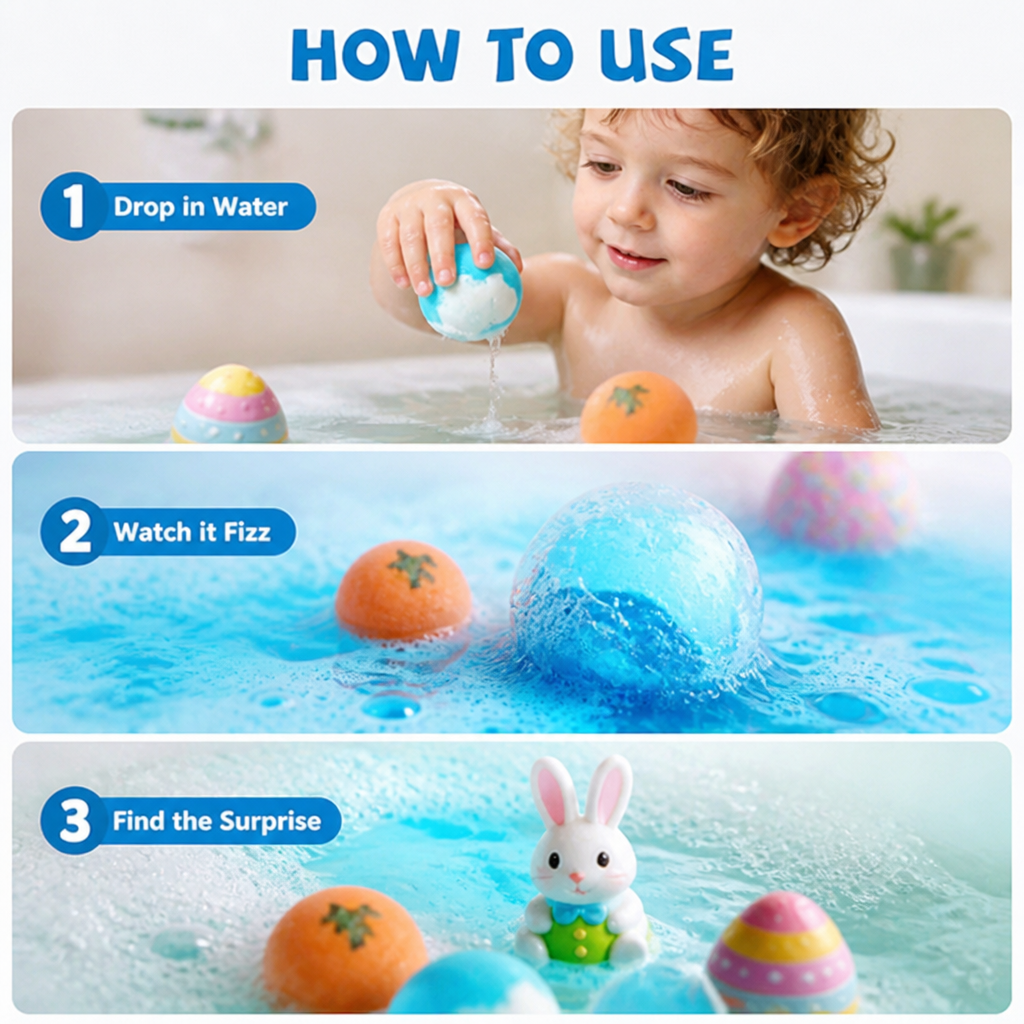 TideFroth: despierta la magia de un baño lleno de alegría con colores relajantes y juguetes sorpresa - Esilora