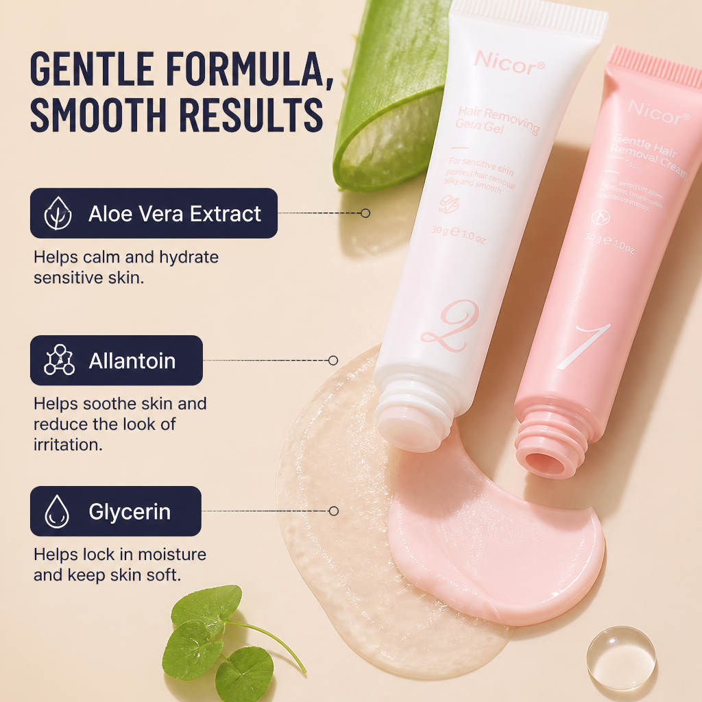 Silkinaura — Elimina el vello facial y calma la piel sensible en minutos - Esilora
