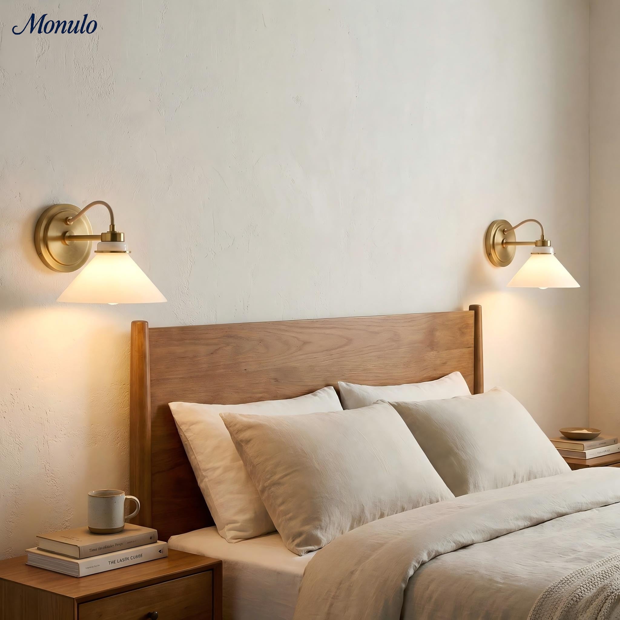 Aurenza Curved Arm Globe Wall Sconce – Modern Industrial Wall Lamp for Bathroom, Bedroom, and Hallway | Esilora