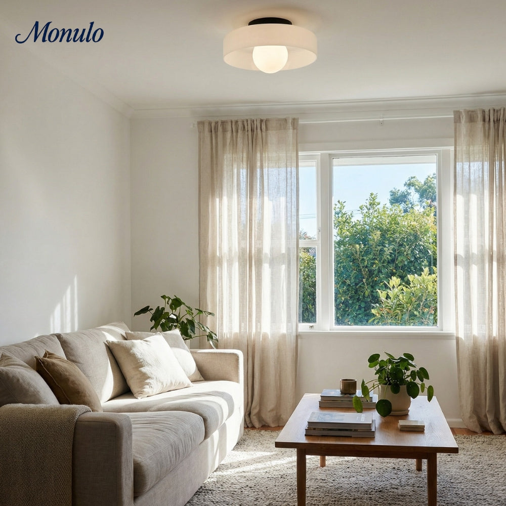 Verdoma Morandic Disc Orb Wall and Ceiling Lamp for Modern Interiors | Esilora