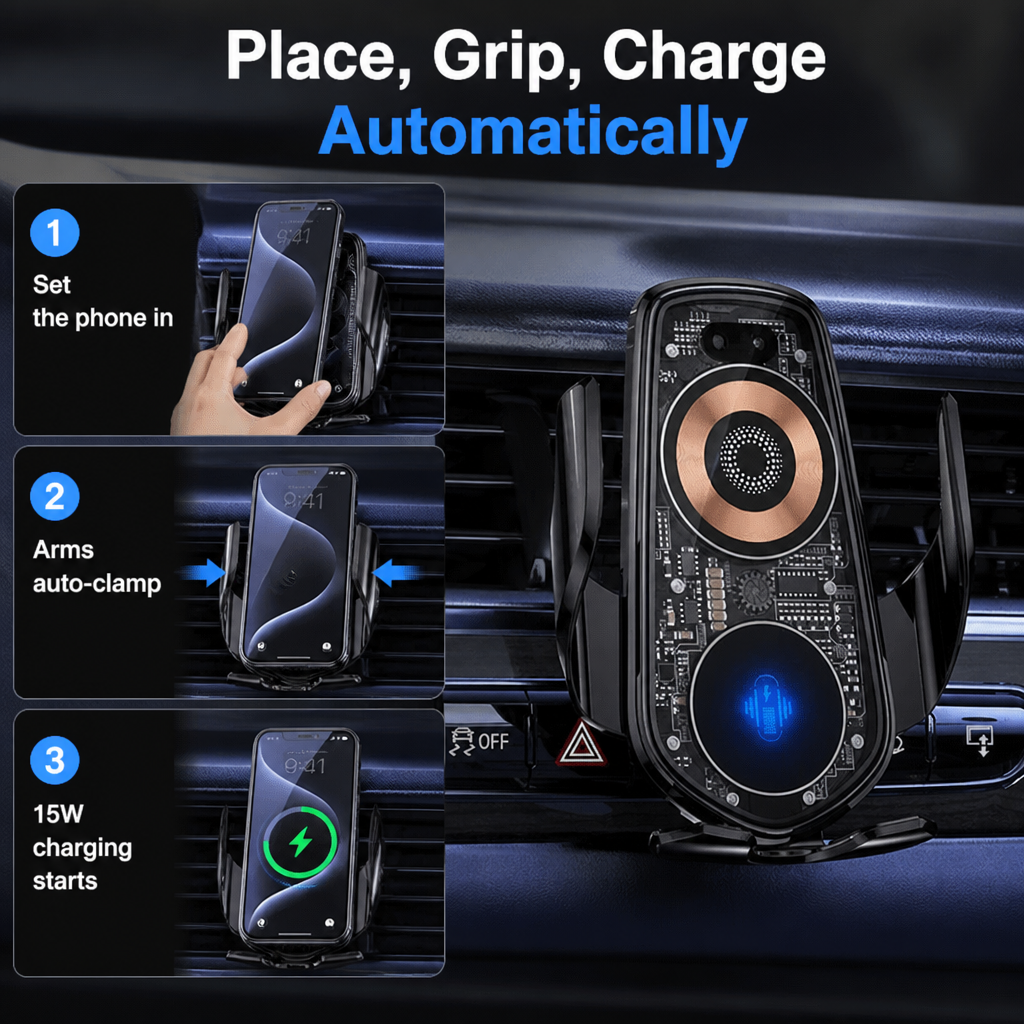 PowerGrip — Drive Focused, Fully Charged, and Totally In Control Every Mile - Esilora