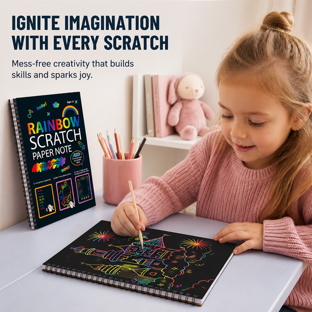 PrismSpark — Ignite Your Imagination with Every Vibrant Scratch - Esilora