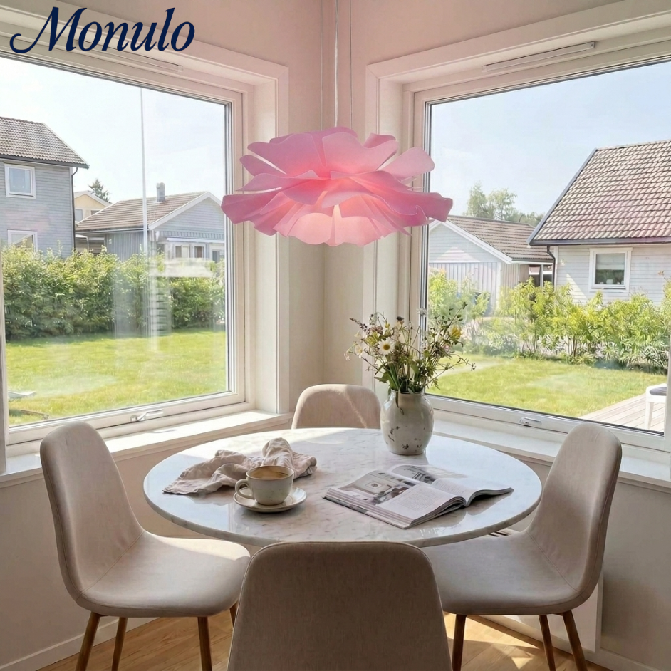 Flora Nordic Floral Sculptural Pendant Lamp - Artistic Decorative Lamp for Living Room | Esilora